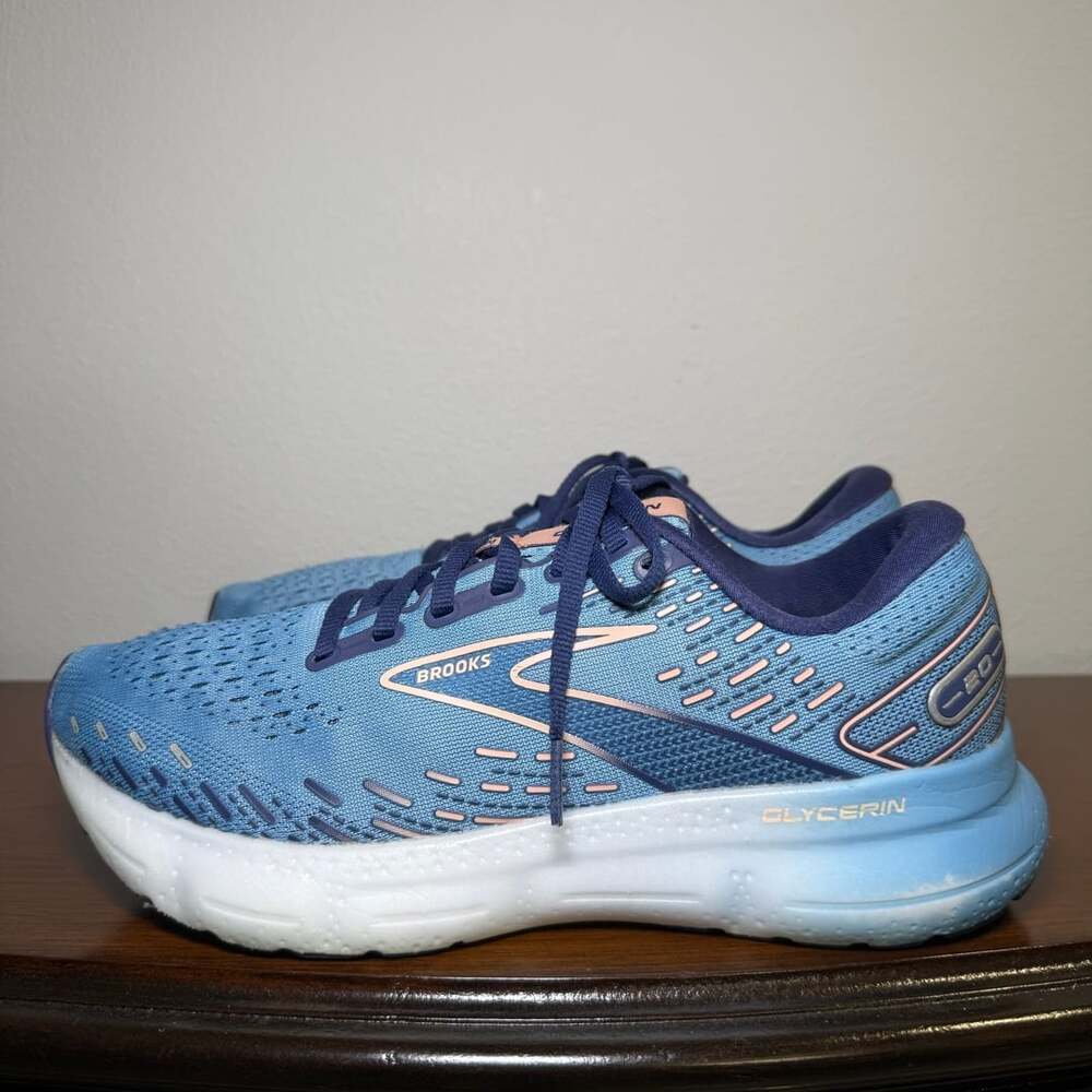 Brooks Glycerin 20 Blissful Blue Running Shoes Women US size 9